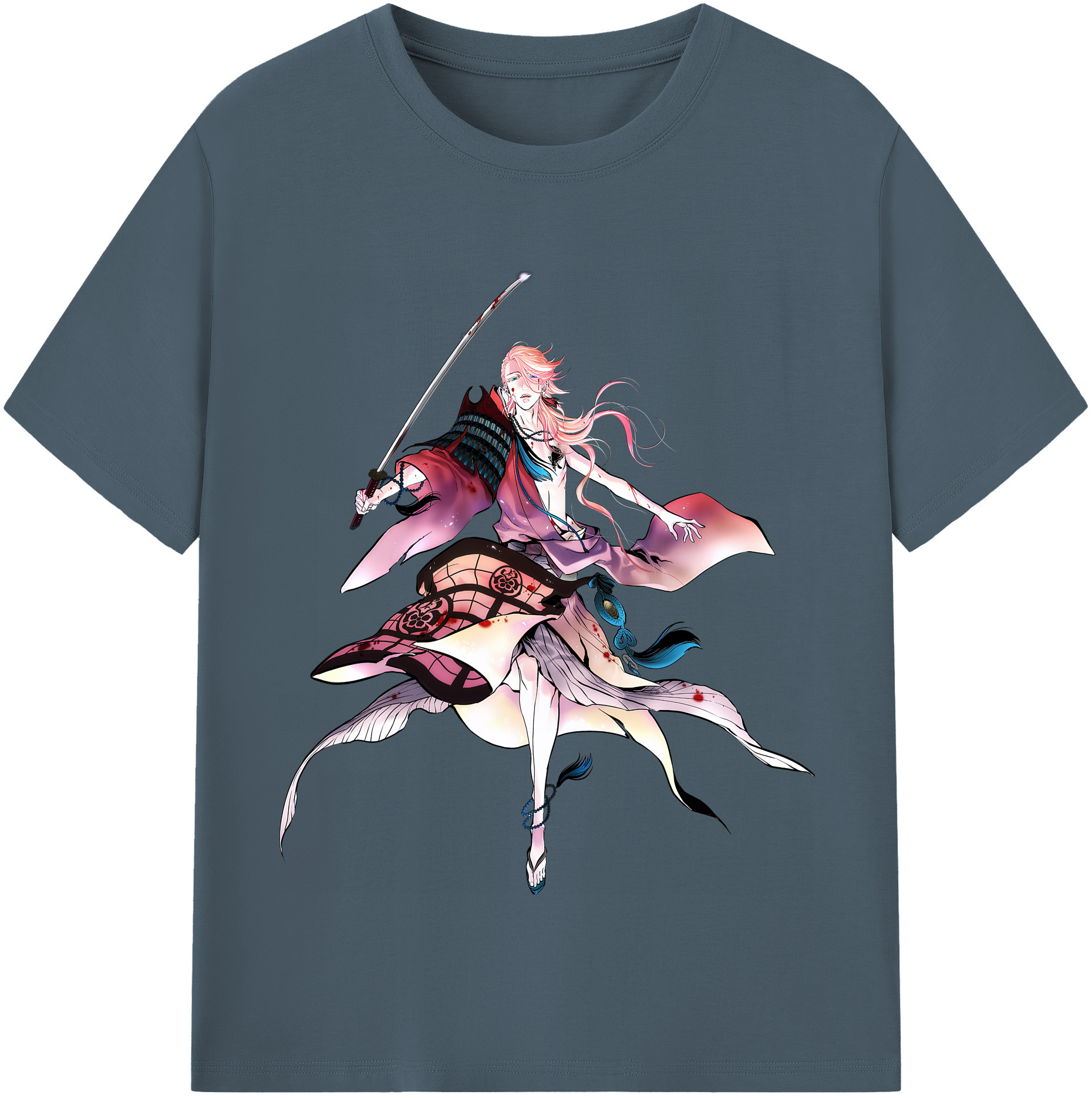 （画像用） 刀剣乱舞 Touken Ranbu 綿100％半袖Tシャツ（フロントプリント）